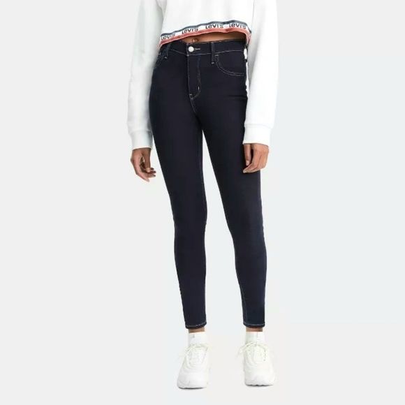 Levi's New 720 High-Rise Super Skinny Jeans 24 - Picture 8 of 9